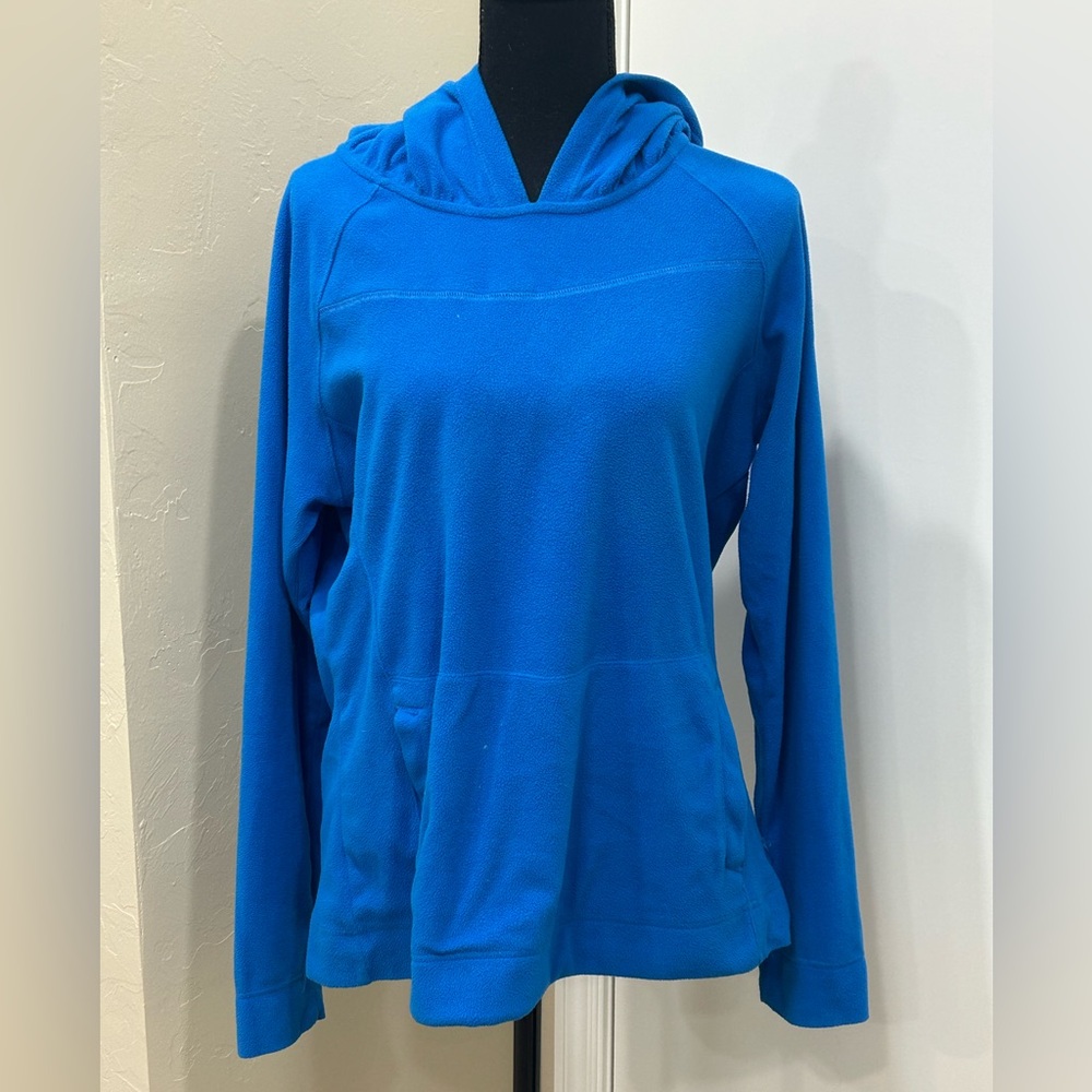 Columbia Blue Long Sleeve Fllece Hoodie